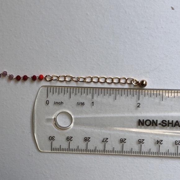 Multicolored Boho Anklet - Picture 5 of 9